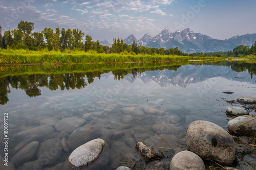 Low Angle of Snake River at Schwabacher