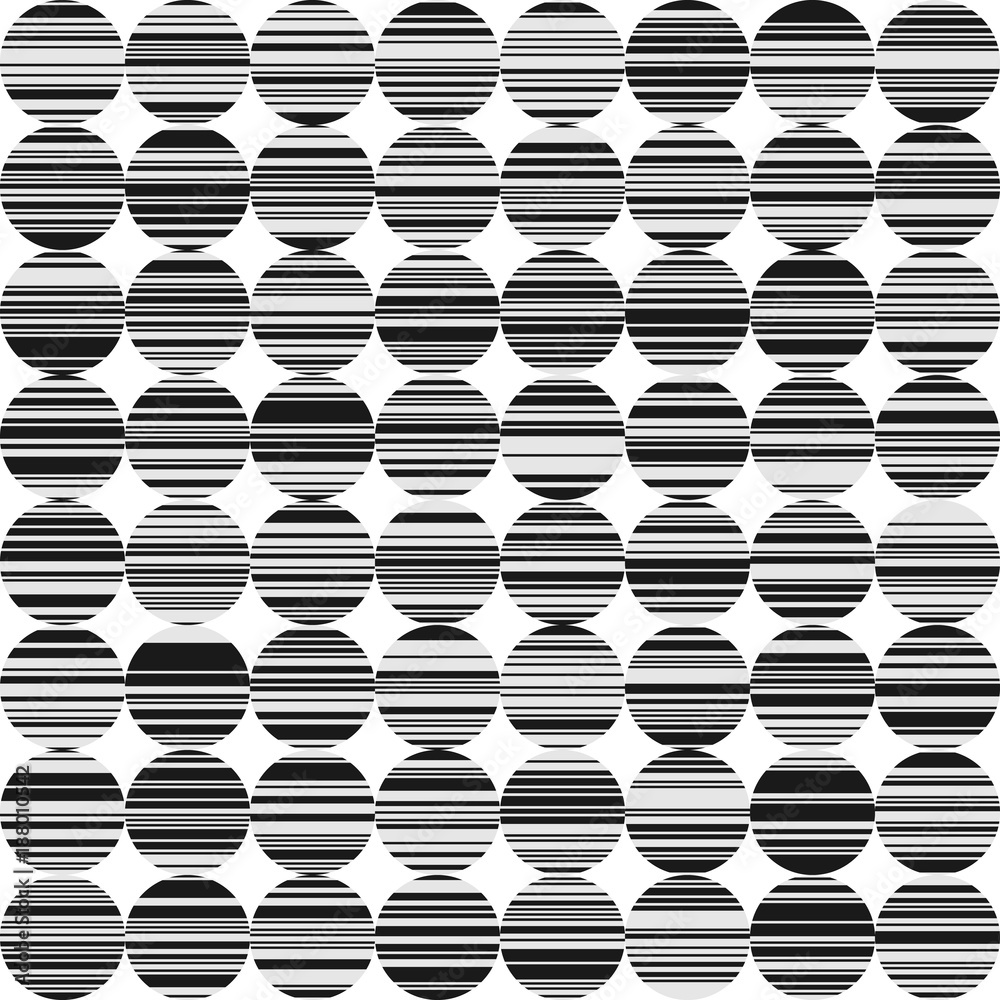 Abstract BW Background with Circles and Lines Abstract BW Background with Circles and Lines