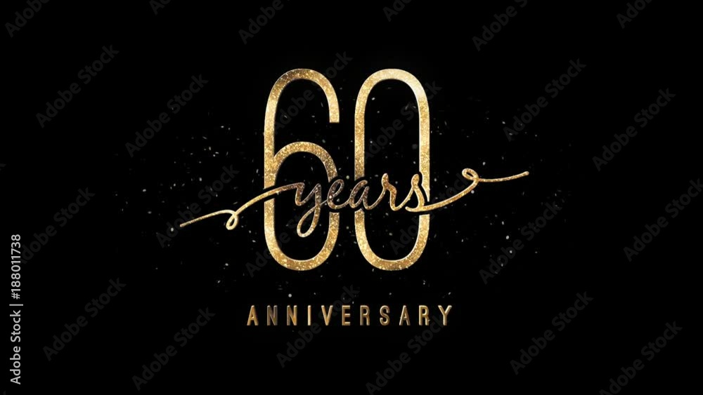 60 Years Anniversary Alpha Channel 60 Years Anniversary Alpha Channel
