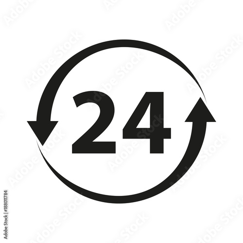 24 non stop icon