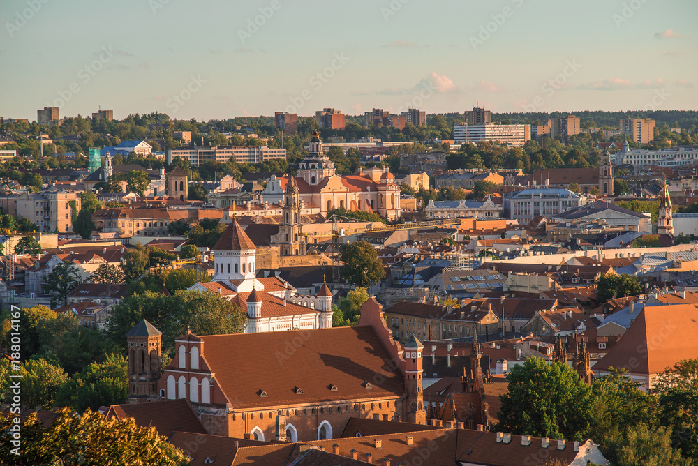 View of Vilnius from the hill