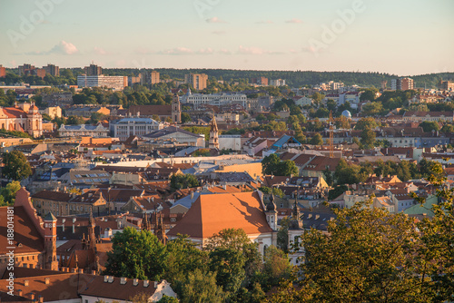 View of Vilnius from the hill