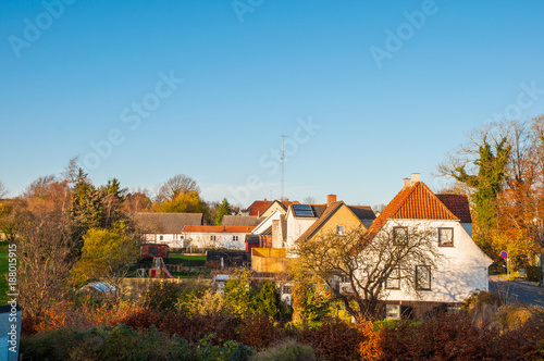 Fototapeta Naklejka Na Ścianę i Meble -  Countryside town in Denmark