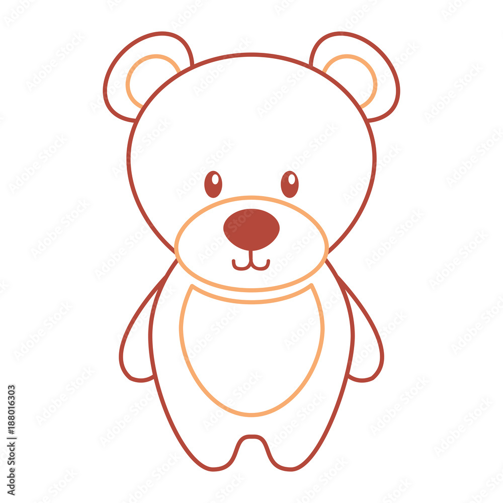 cute teddy bear toy adorable icon vector illustration cute teddy bear toy adorable icon vector illustration