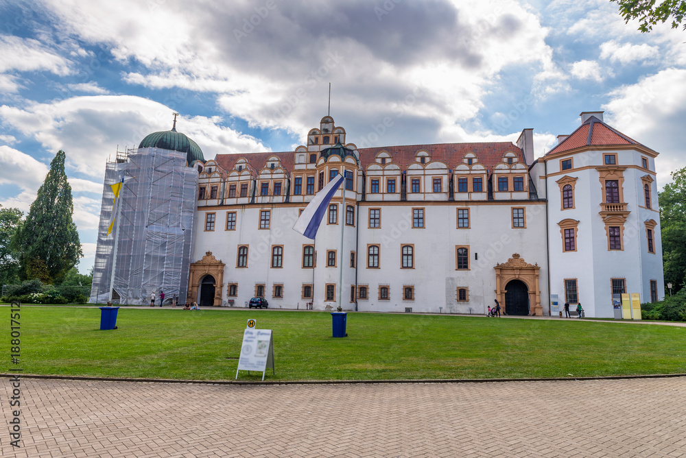 The renaissance style castle in Celle, Lower Saxony - Germany