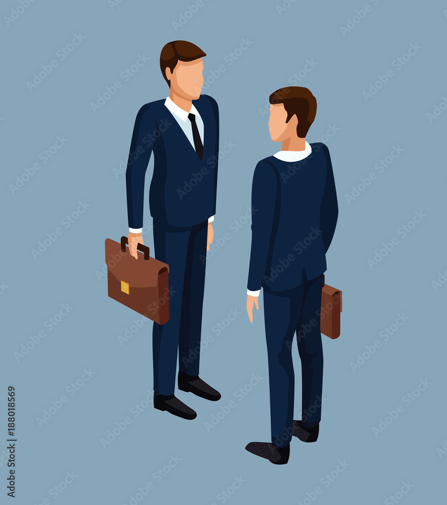 Business mens 3d icon vector illustration graphic design Business mens 3d icon vector illustration graphic design