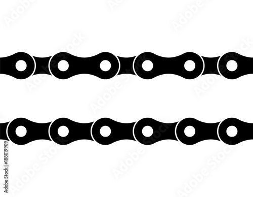 Seamless bicycle chain