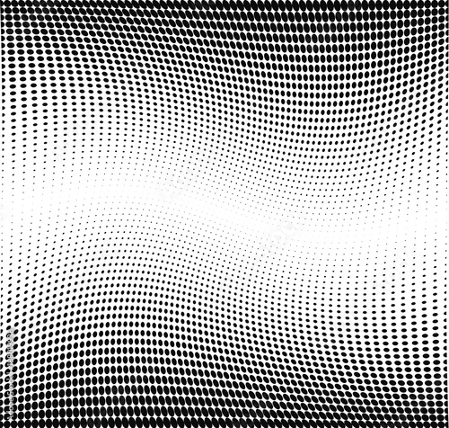 Gradient halftone dots background. Pop. Red texture. Vector illustration