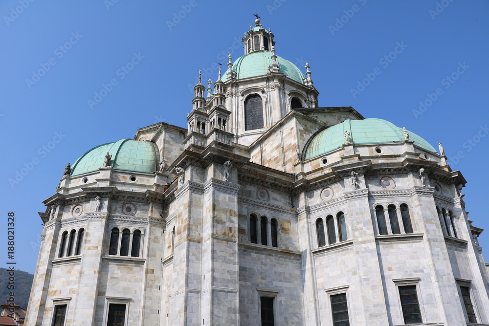 Obraz premium Como Cathedral in Como at Lake Como, Italy