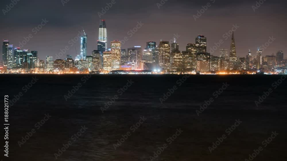 San Francisco Skyline from Treasure Island Time Lapse San Francisco Skyline from Treasure Island Time Lapse