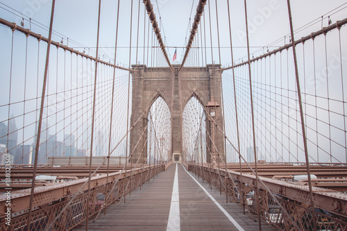 Fototapeta most brookliński w Nowym Jorku, USA
