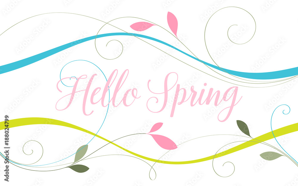 Spring floral background.