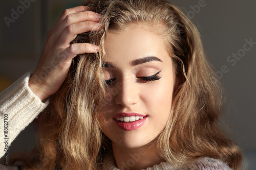 Portrait of beautiful smili...