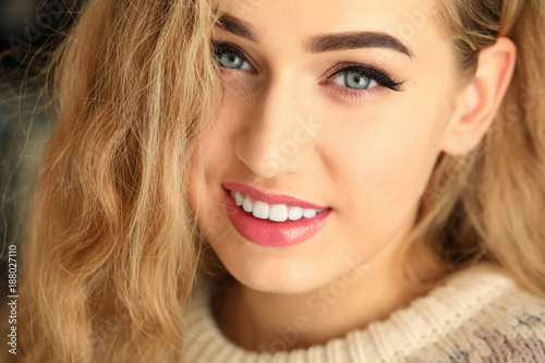 Portrait of beautiful smili...