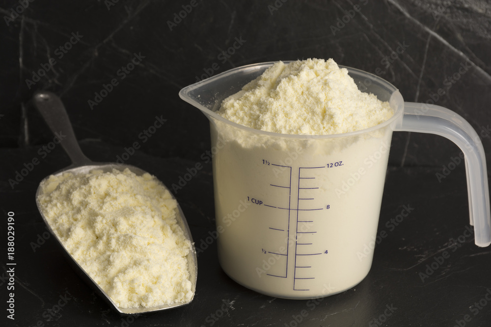 Milk powder or dehydrated milk