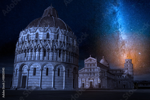 Ancient monuments in Pisa a...