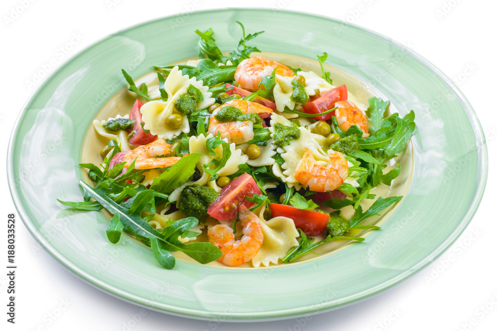 Pasta with shrimp and Greens Pasta with shrimp and Greens