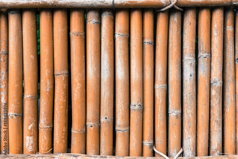 bamboo fence on old tone for background texture bamboo fence on old tone for background texture