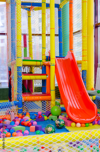 A modern children playground indoor