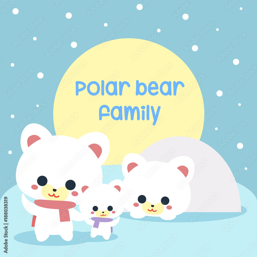 Bear kids illustration