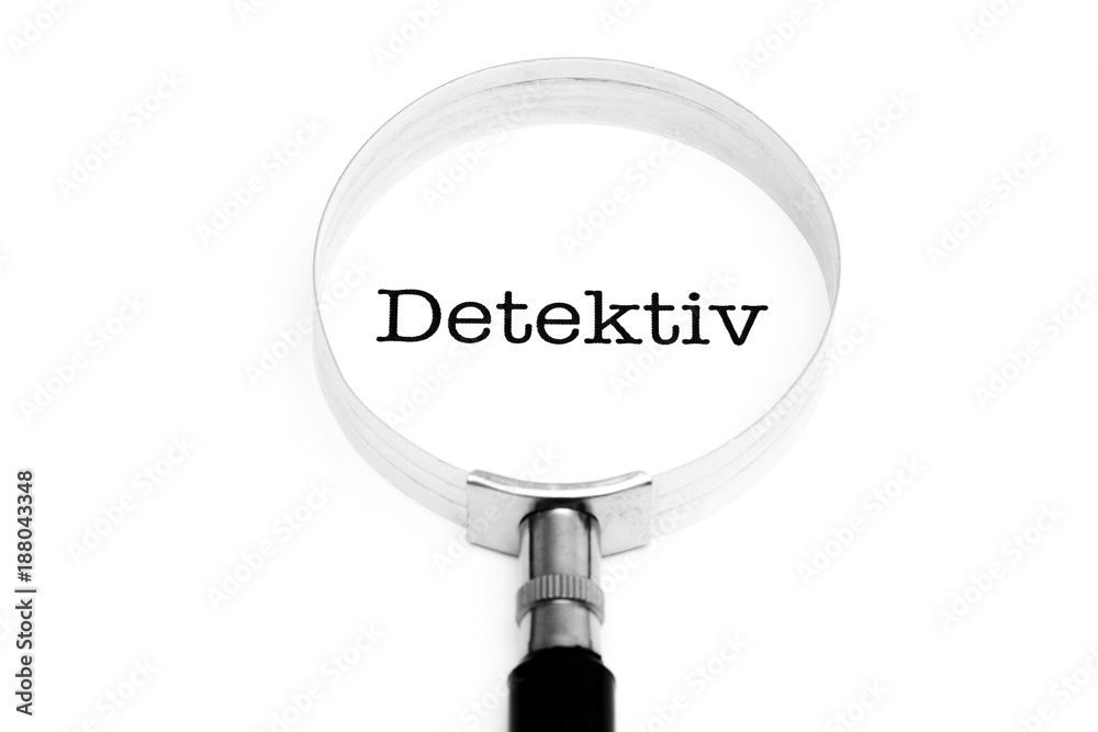 Detektiv-Symbol im Fokus