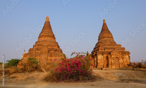 Buddhist temples in Bagan  Myanmar