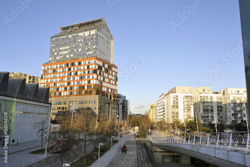 View of a district of Boulogne Billancourt photo