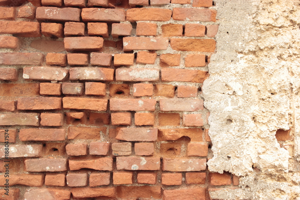 Obraz premium Red brick wall