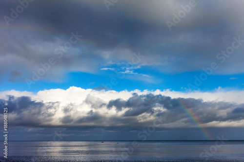 Wallpaper Mural Rainbow over Baltic sea. Torontodigital.ca