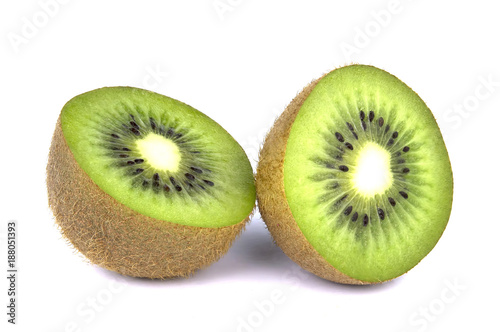 kiwi fruit isolated on white background