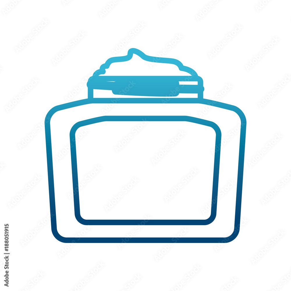 Skin cream product icon vector illustration graphic design Skin cream product icon vector illustration graphic design