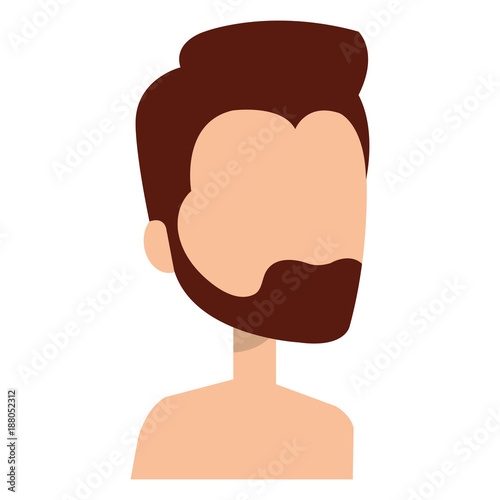young man shirtless avatar character