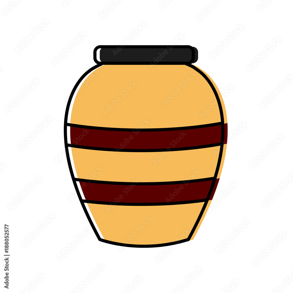 Decorative plant vase icon vector illustration graphic design Decorative plant vase icon vector illustration graphic design