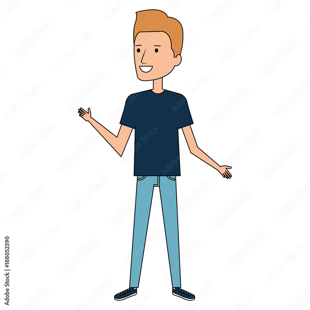 young man avatar character