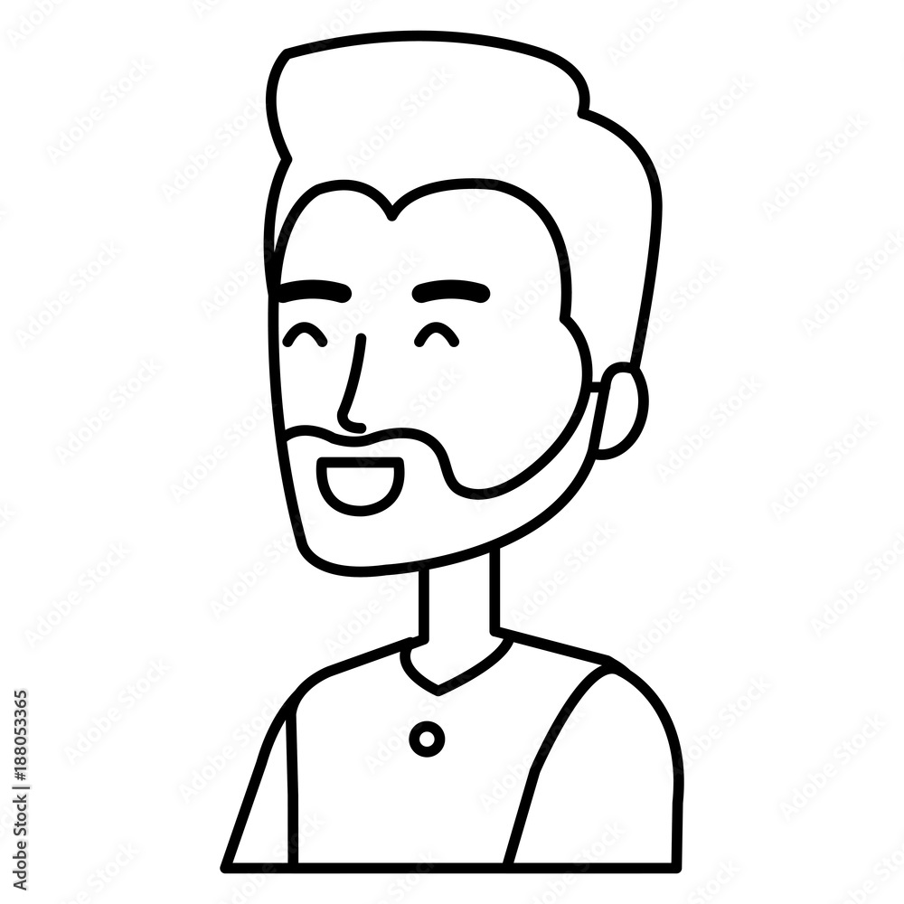young man avatar character young man avatar character