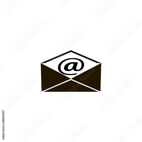 Mail icon. flat design
