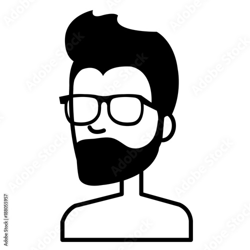 young man shirtless avatar character