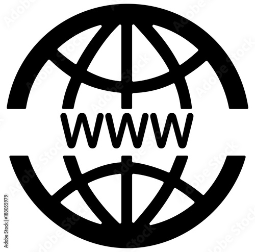 Black web vector icon
