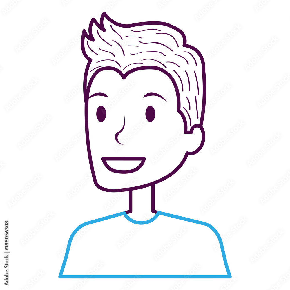 young man avatar character young man avatar character