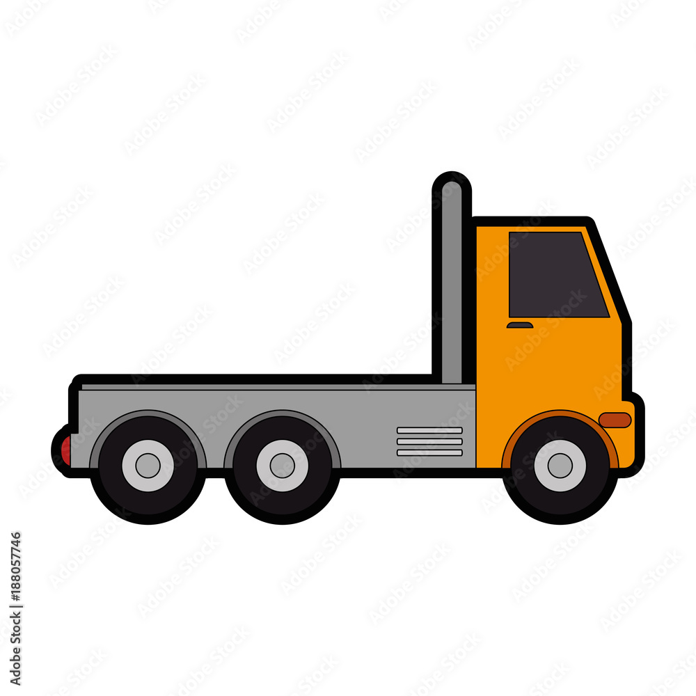 delivery truck isolated icon