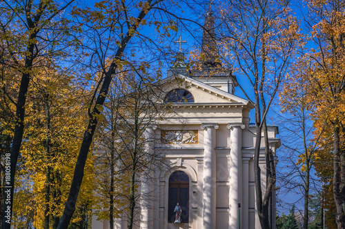 St Anne Church in Zaborow, small village near Warsaw, Poland