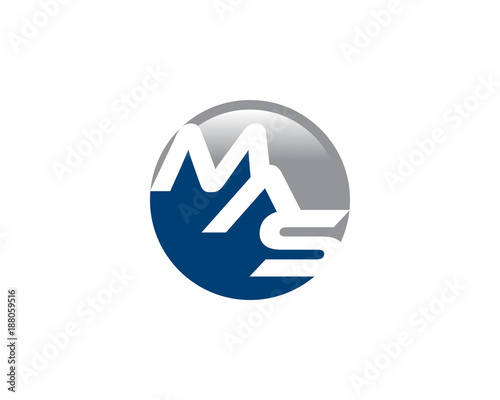 mas letter logo photo