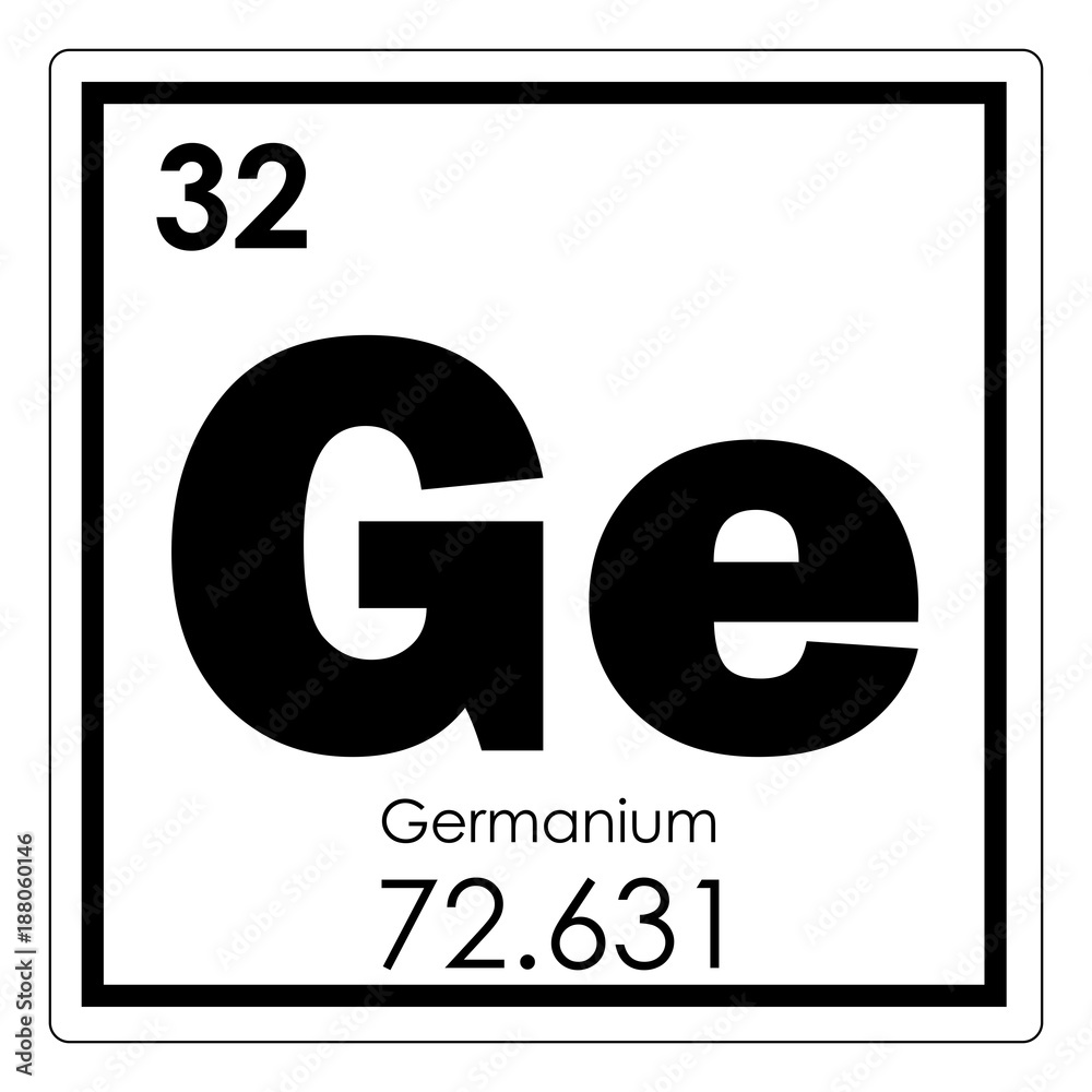 Foto Germanium chemical element