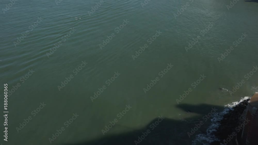 gimbal pan shot of San Francisco bay gimbal pan shot of San Francisco bay