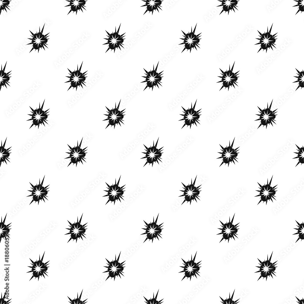 Nucleate explosion pattern vector