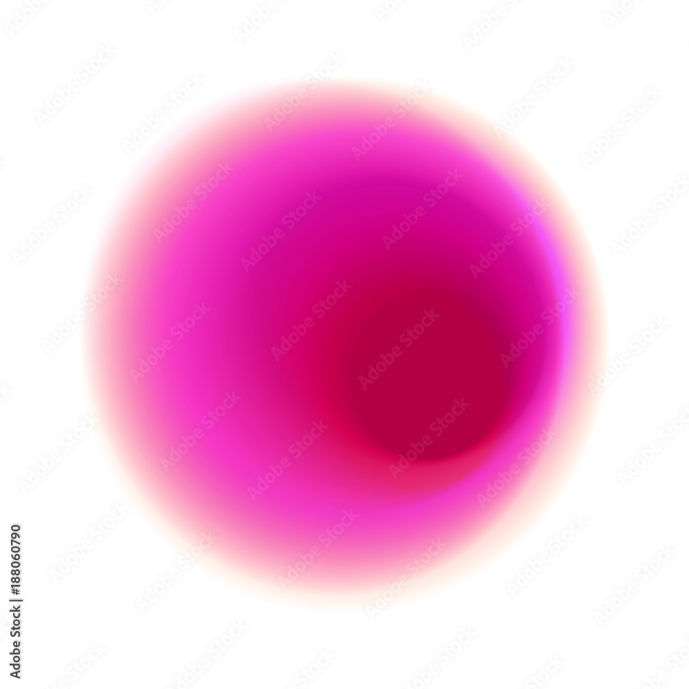 Magenta blurred hole pattern. Red radial spot with round rose colored vector texture. Pink gradient circle isolated on white background. Magenta blurred hole pattern. Red radial spot with round rose colored vector texture. Pink gradient circle isolated on white background.