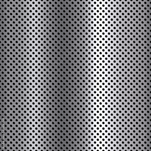 Vertical Metal stainless steel hole background texture