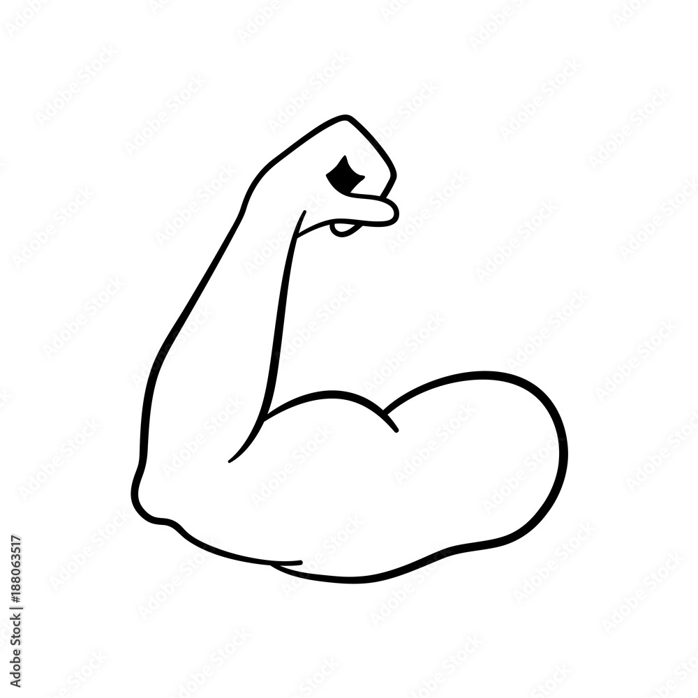 Muscle icon. Strong power. Muscle arm vector icon. Biceps. Bodybuilder. Fitness icon. Muscle icon. Strong power. Muscle arm vector icon. Biceps. Bodybuilder. Fitness icon.