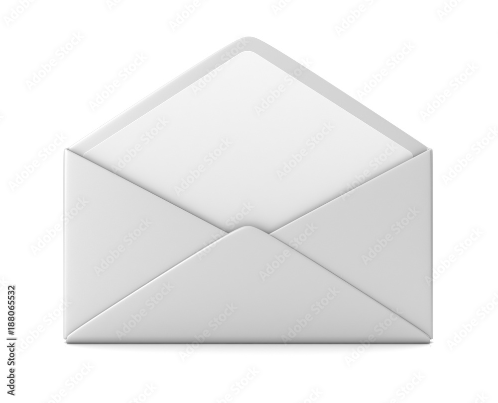 blank envelope concept 3d illustration blank envelope concept 3d illustration