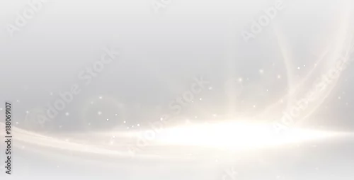 Fototapeta samoprzylepna abstract defocused blurred with gold bokeh on white or silver background, blank space for product healthcare & medical concept